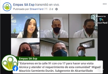 EMPAS en contacto con su comunidad usuaria