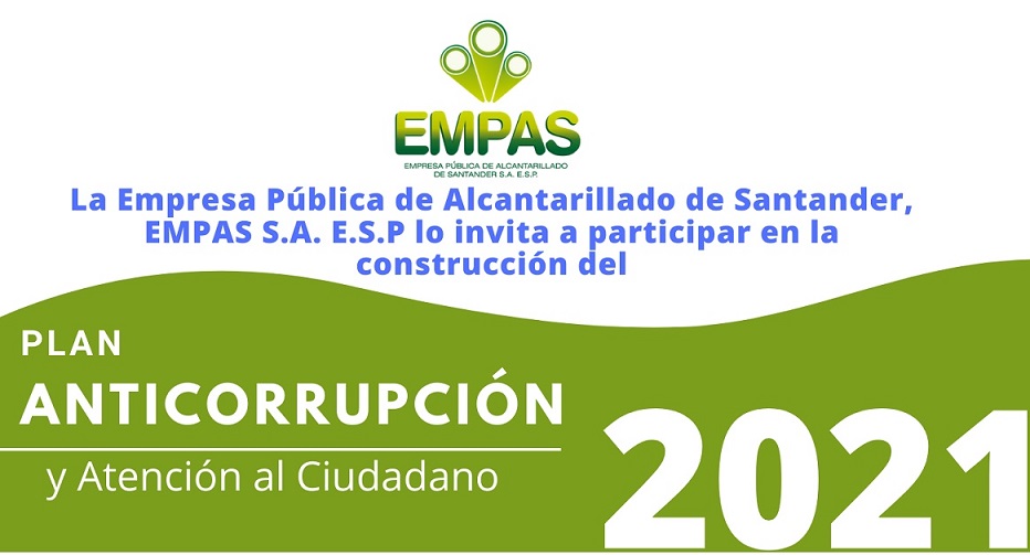 Haga parte de nuestro plan anticorrupción
